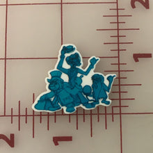 Haunted Mansion Hitchhiking Ghosts Flat back Printed Resin