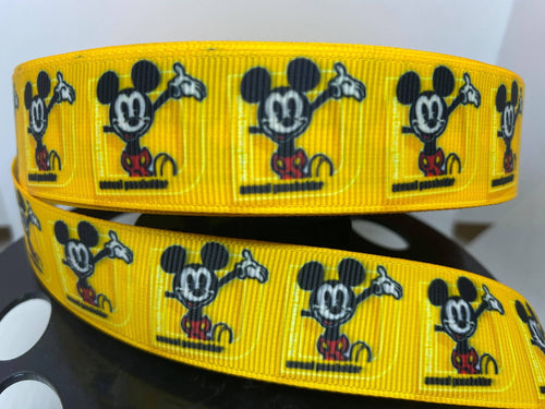 1 yard 1 inch WDW Passholder Grosgrain Ribbon