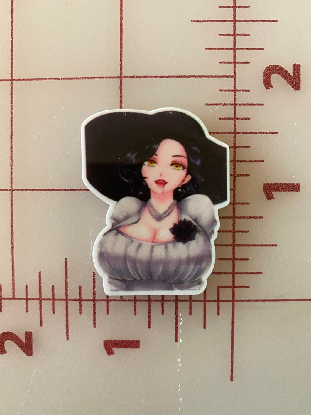 Lady Dimitrescu Resident Evil Flat back Printed Resin