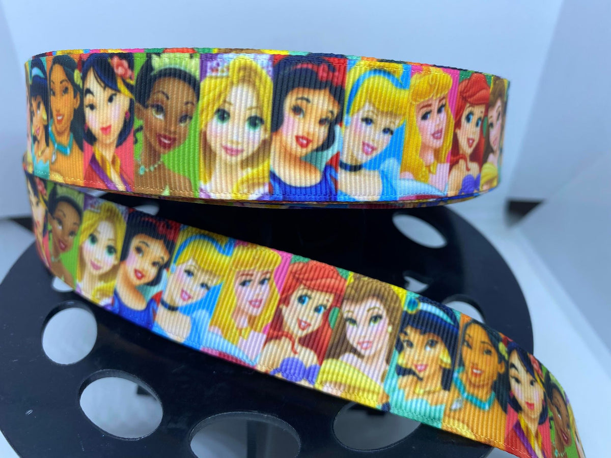 New 1 yard 1 Inch Disney Princess Grosgrain Ribbon – D Company Supply