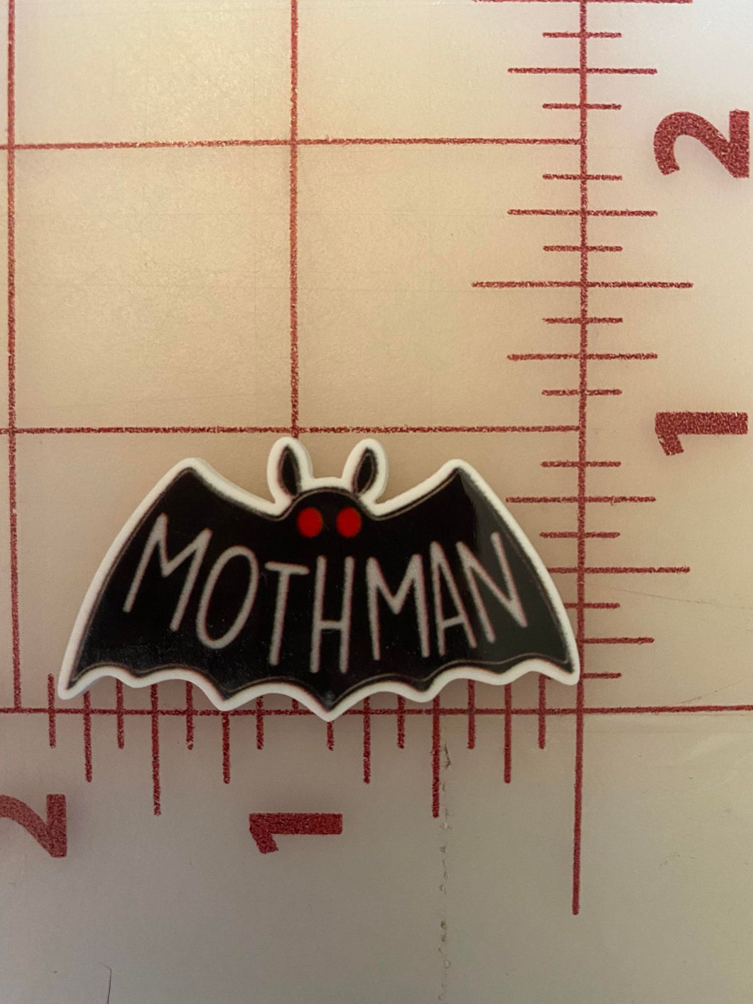 Mothman Scary Stories and Legends Flat Back Printed Resin
