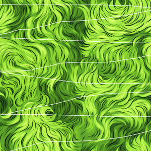 Quick Christmas Pre-Order Grinch Fur 100% Cotton Fabric