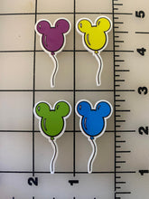 Mickey Balloon Flat back Printed Resin