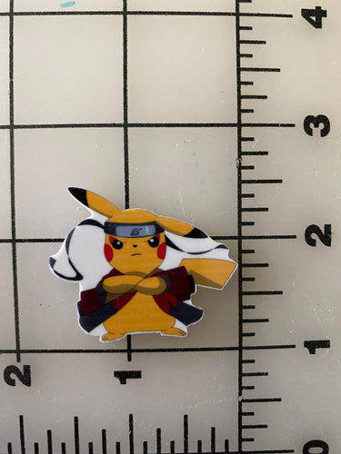 Pikachu Pokémon Flat back Printed Resin