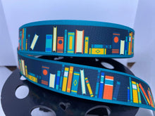 New 1 yard 1 inch Book Shelf Grosgrain Print Ribbon