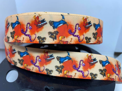 1 Yard 1 Inch  Disney Movie Sword in the Stone Grosgrain Ribbon
