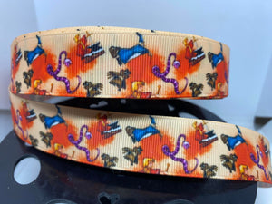 1 Yard 1 Inch  Disney Movie Sword in the Stone Grosgrain Ribbon