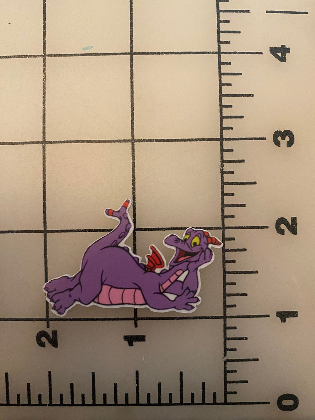 Figment Lying down Flat back Printed Resin