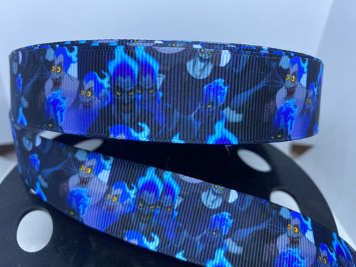1 yard 1inch Disney Movie Hercules Villain Hades Grosgrain Ribbon