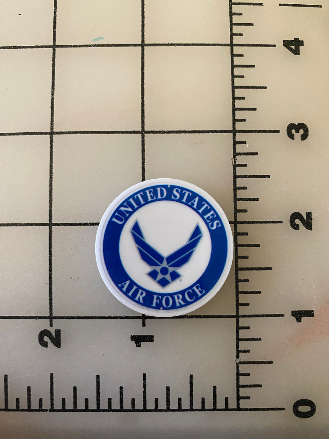 United States Air Force flat  back Printed Resin