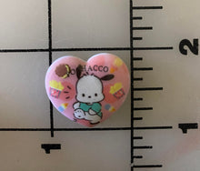 Sanrio Friends 3-D Flat back Printed Resin Hearts