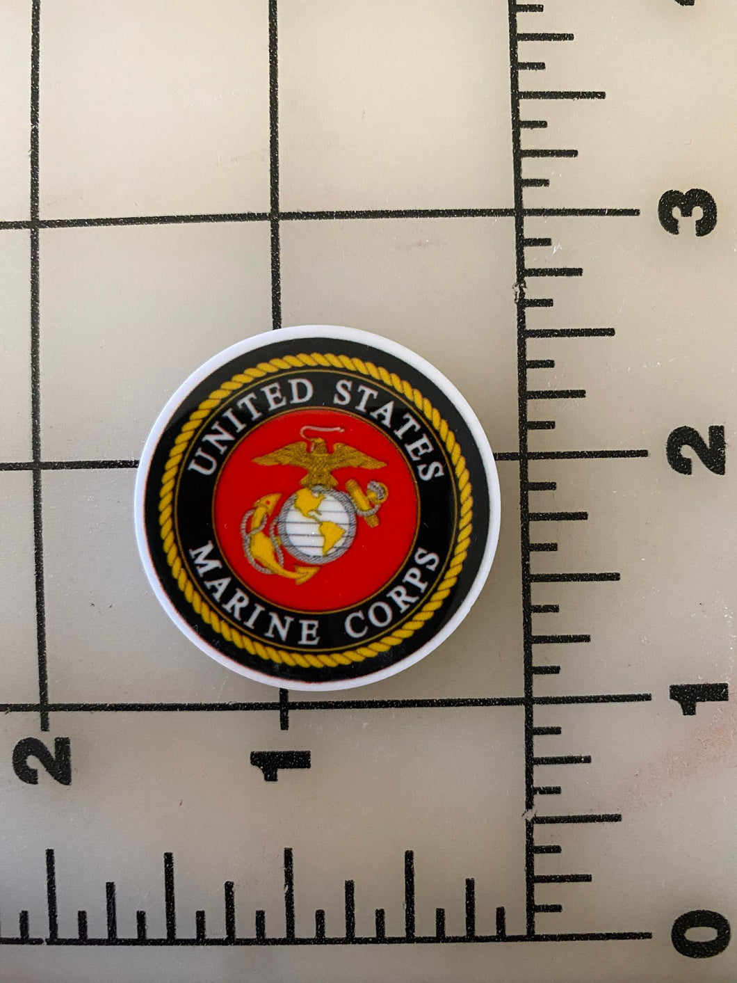 United States Marine Corp flat  back Printed Resin