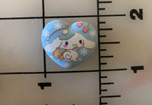 Sanrio Friends 3-D Flat back Printed Resin Hearts