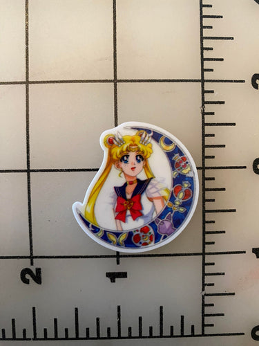 Sailor moon Flat back Printed Resin