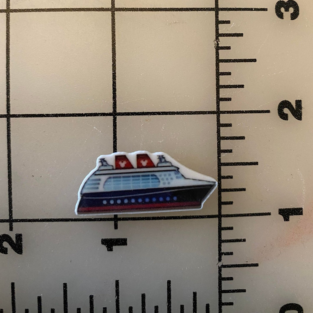 Disney Cruise Line Ship Flat back Printed Resin