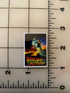 "Back to the Future" Movie Flat Back Printed Resins
