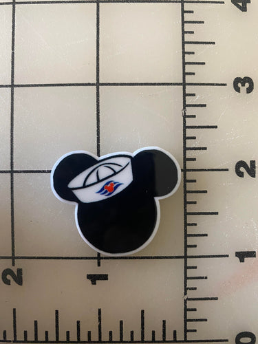 Disney Cruise Line sailor Mickey Flat back Printed Resin
