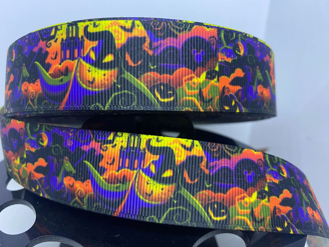 1 yard 1 inch Disney's Oogie Boogie Bash Grosgrain Ribbon