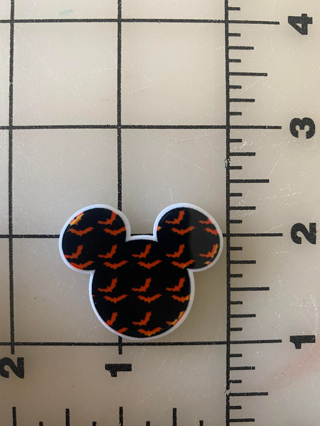 Disney Halloween Mickey with bats  Flat back Printed Resin