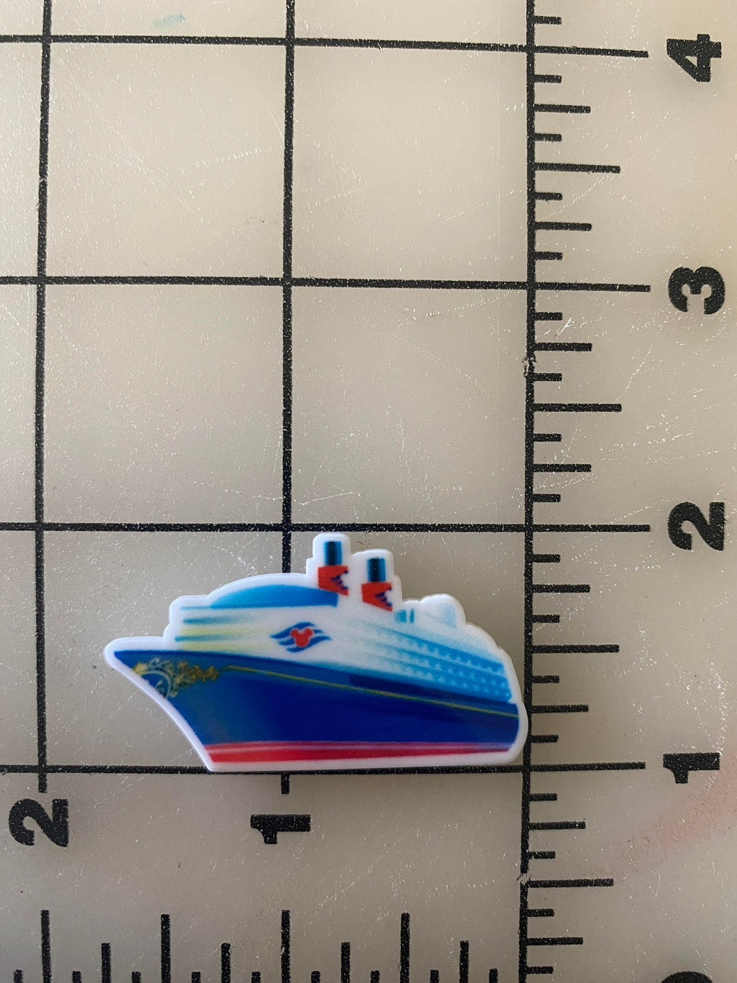 Disney Cruise Line Cruise ship Flat back Printed Resin