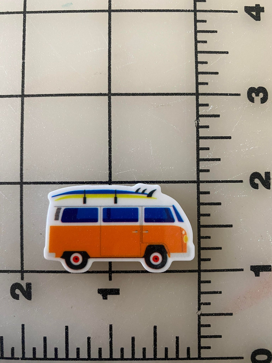 Volkswagen VW Van Flatback Printed Resin