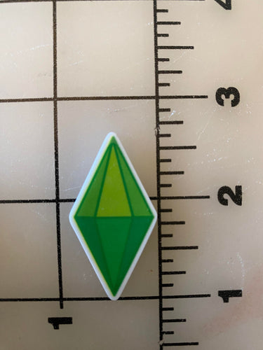 Green diamond from SIMS 