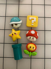 Mario Bros. 3-D Flat back Printed Resin