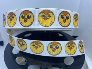 1 yard 7/8" Disney Channel Owl House Cartoon Grosgrain Ribbon "Hooty"