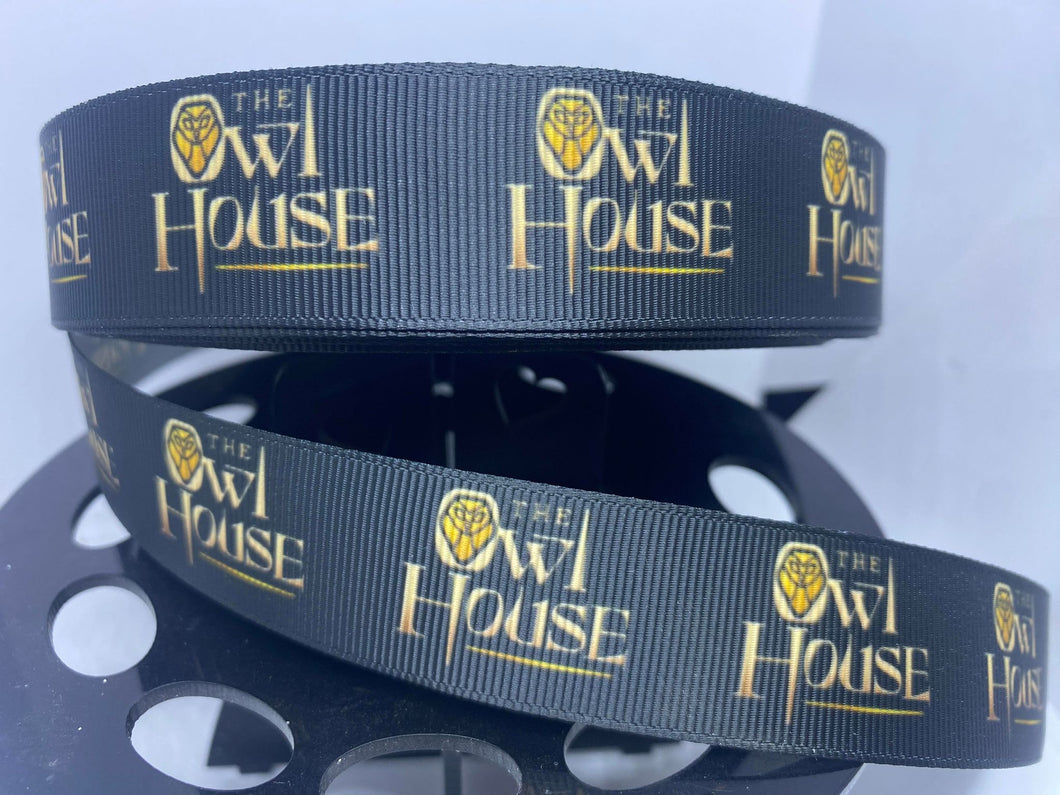 1 yard 1 inch wide Disney Channel Owl House Cartoon Grosgrain Ribbon