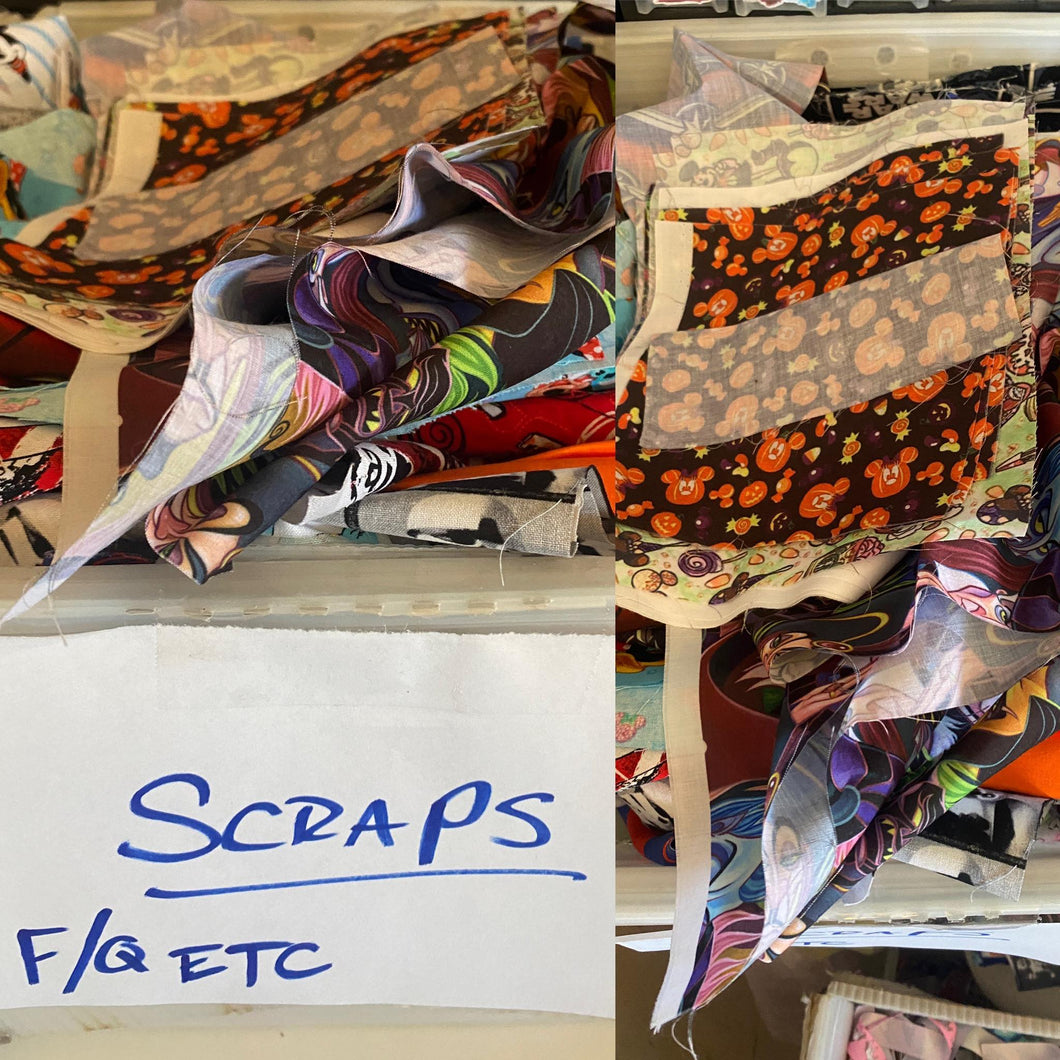 DESTASH Fabric Scrap Priority bags Up to 3 lbs of Fabric