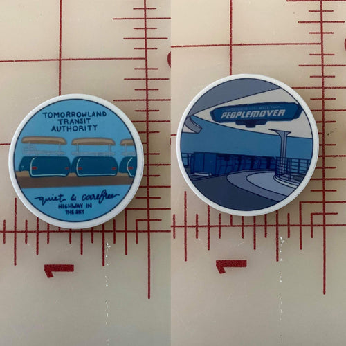 TTA Tomorrowland People mover Flat back Printed Resin