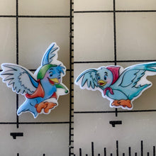Disney Cinderella Blue Birds Flat back Printed Resin