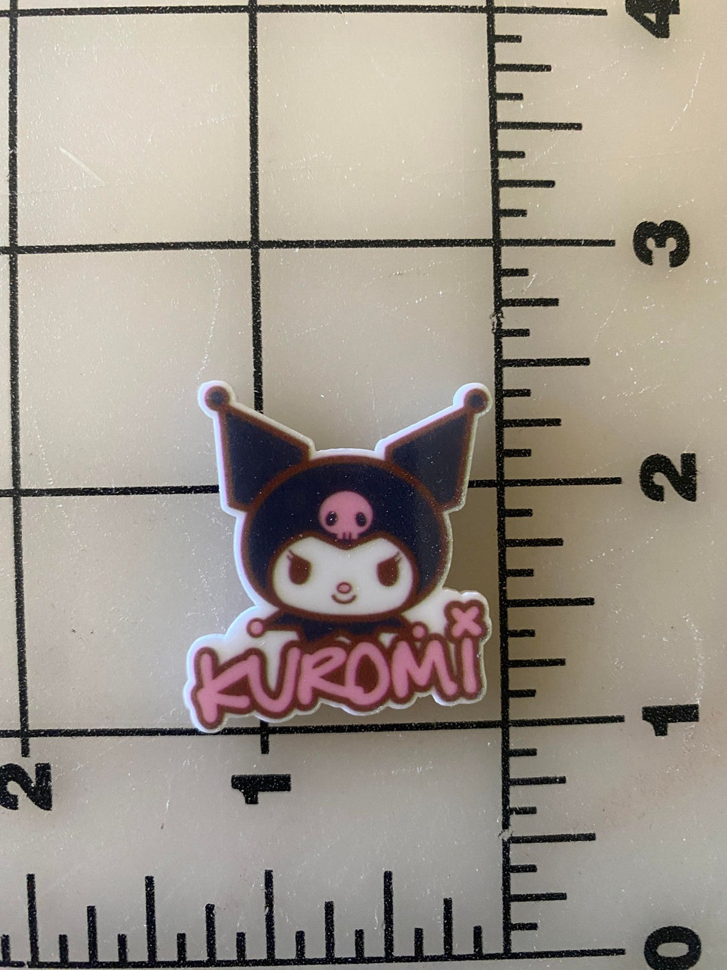 Kuromi Flat back Printed Resin