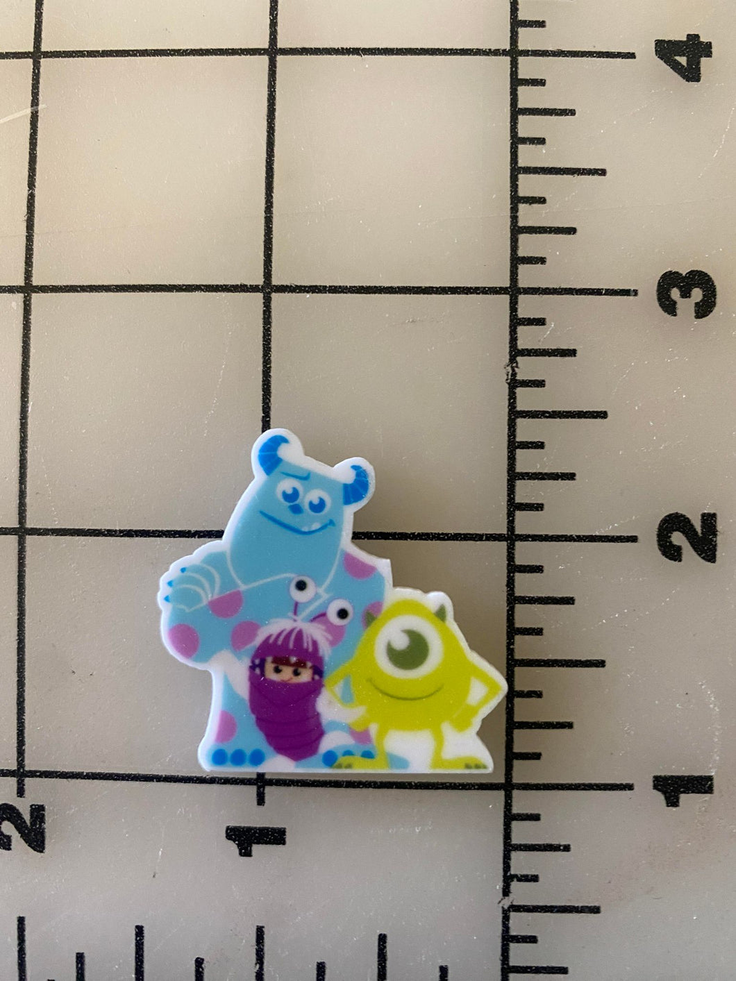 Monsters Inc. Flat back Printed Resin