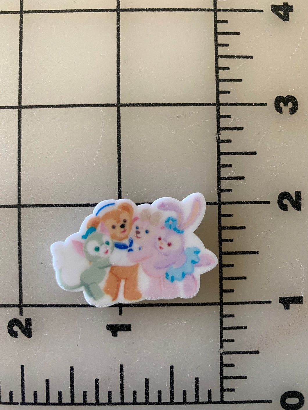 Duffy and Friends Flatback Printed Resin