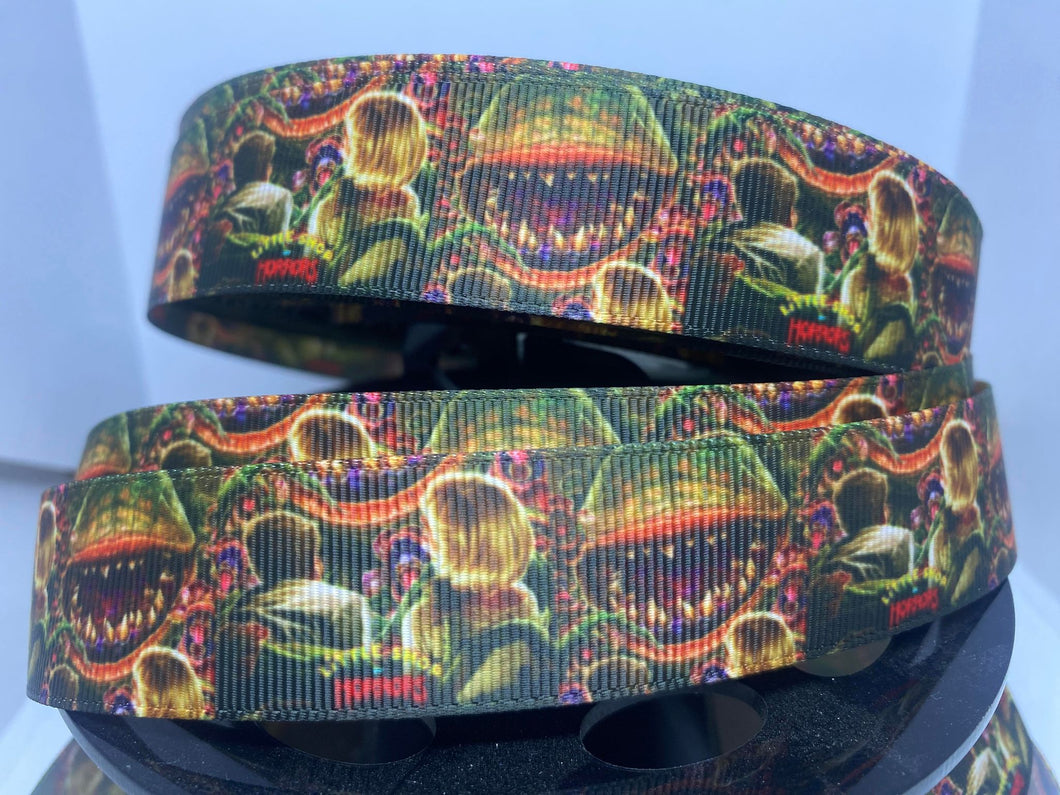 1 Yard 1 inch Little Shop of Horrors Grosgrain Ribbon