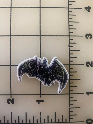 Bat print Flat back Printed Resin