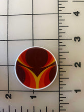 Vintage Prints Circle Flat back Printed Resin (Perfect for Earrings)