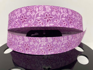 1 yard 7/8" Disney Rapunzel Bodice design Grosgrain Ribbon