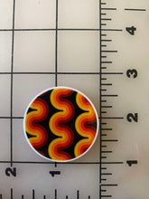 Vintage Prints Circle Flat back Printed Resin (Perfect for Earrings)