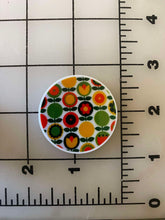 Vintage Prints Circle Flat back Printed Resin (Perfect for Earrings)