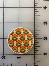Vintage Prints Circle Flat back Printed Resin (Perfect for Earrings)
