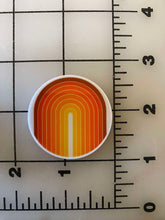 Vintage Prints Circle Flat back Printed Resin (Perfect for Earrings)