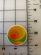 Vintage Prints Circle Flat back Printed Resin (Perfect for Earrings)