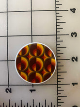 Vintage Prints Circle Flat back Printed Resin (Perfect for Earrings)