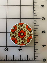 Vintage Prints Circle Flat back Printed Resin (Perfect for Earrings)