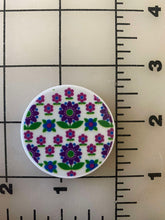 Vintage Prints Circle Flat back Printed Resin (Perfect for Earrings)