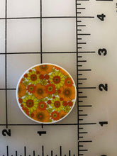 Vintage Prints Circle Flat back Printed Resin (Perfect for Earrings)