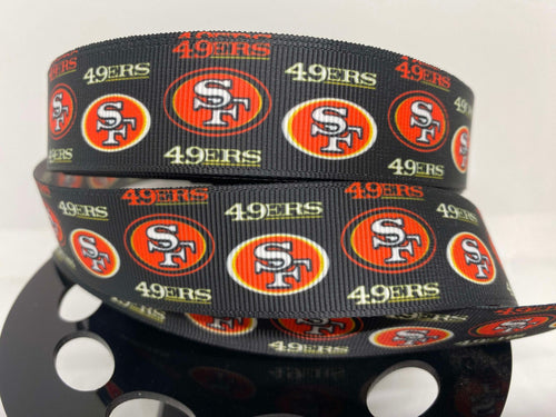 1 Yard 1 Inch San Francisco 49ers Grosgrain Ribbon