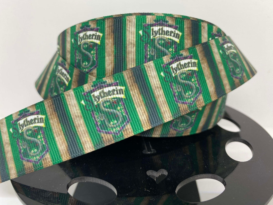 1 yard 1 inch Harry Potter Hogwarts Houses Grosgrain Ribbon